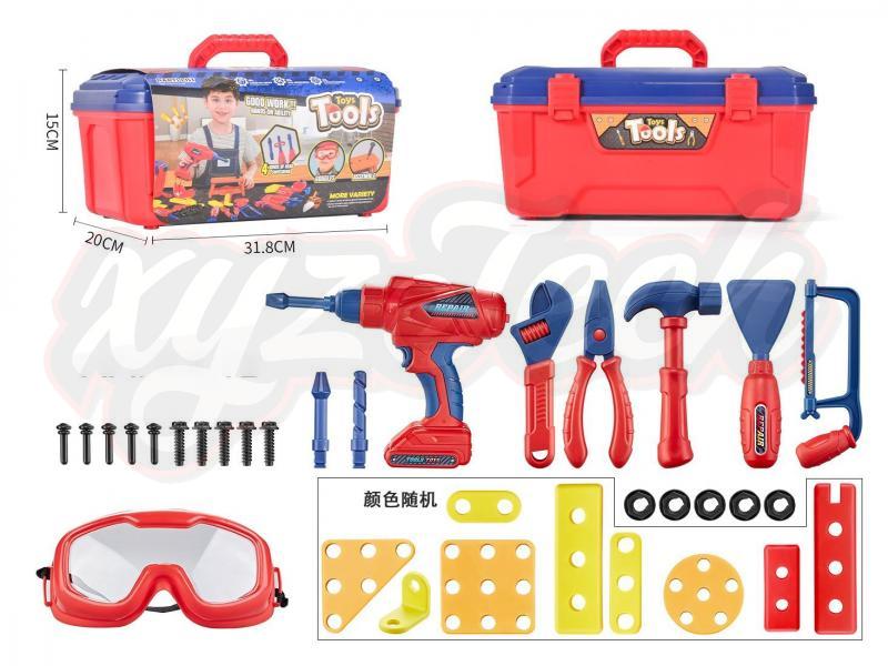 Tools red and blue series-organizer36PCS