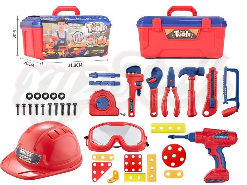 Tools red and blue series-organizer38PCS