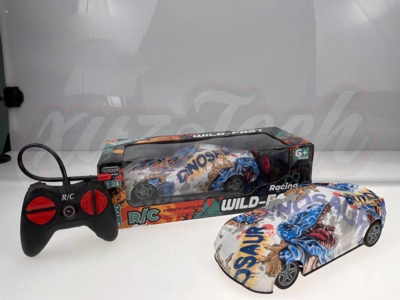 1:24 Dinosaur graffiti remote control car with lights