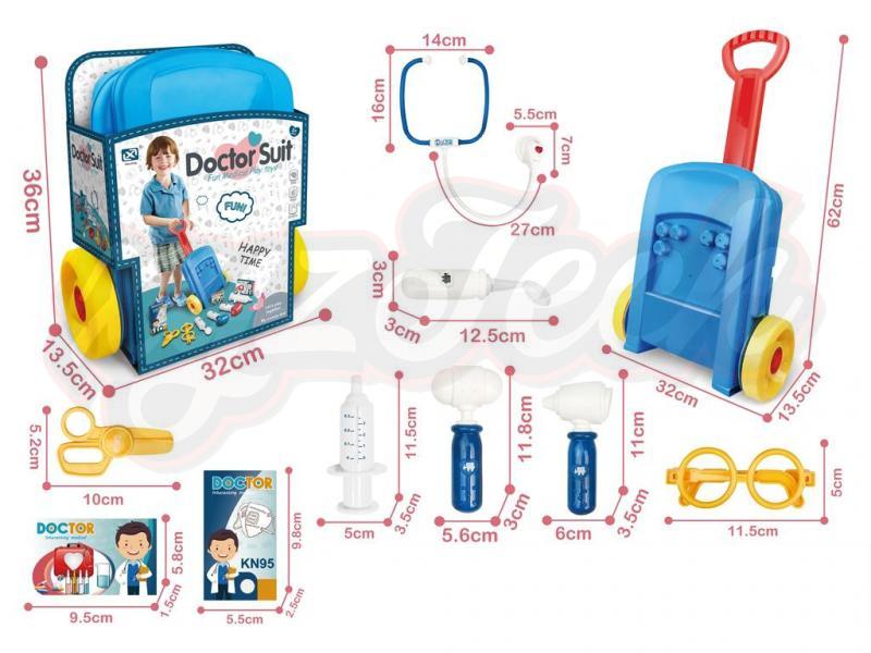  medical equipment trolley case