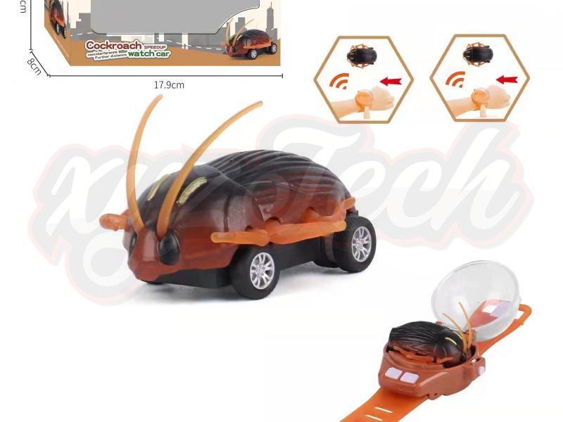 Watch mini remote control cockroach car