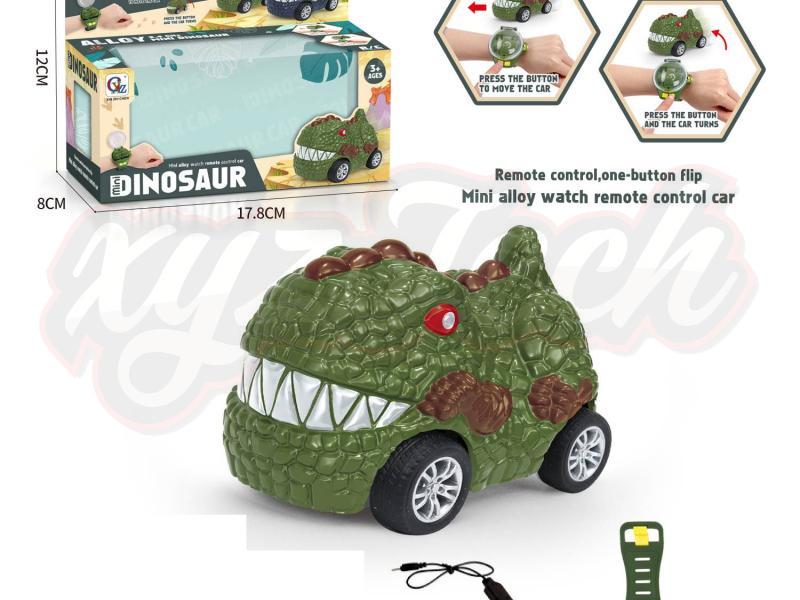 2.4G watch mini remote control alloy dinosaur car