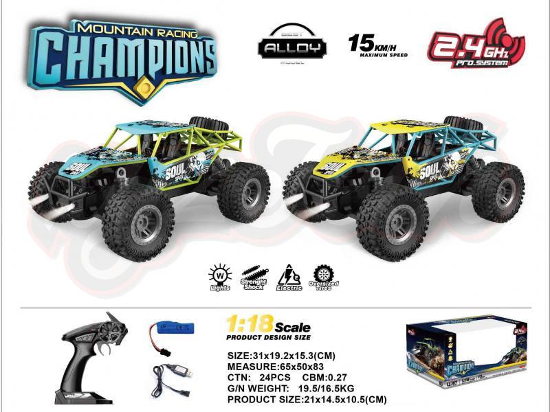 2.4G 1：18 high-speed off-road vehicle