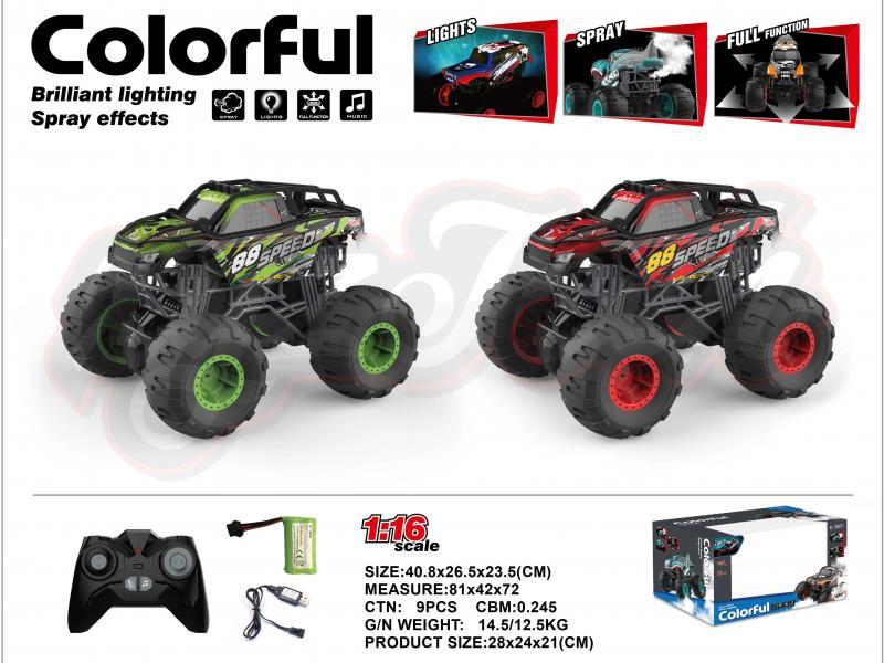 2.4G 1：16 Bigfoot off-road vehicle