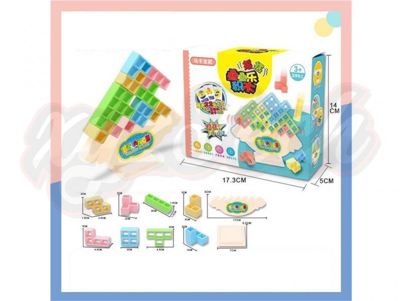 Swing balance folding music building block set 16pcs