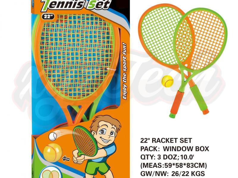 22 “racket set