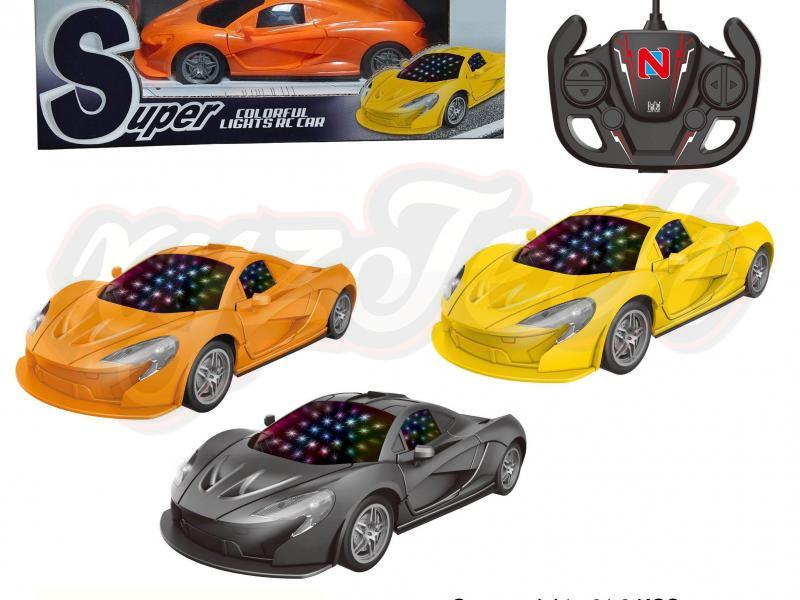 colorful lighting remote control car