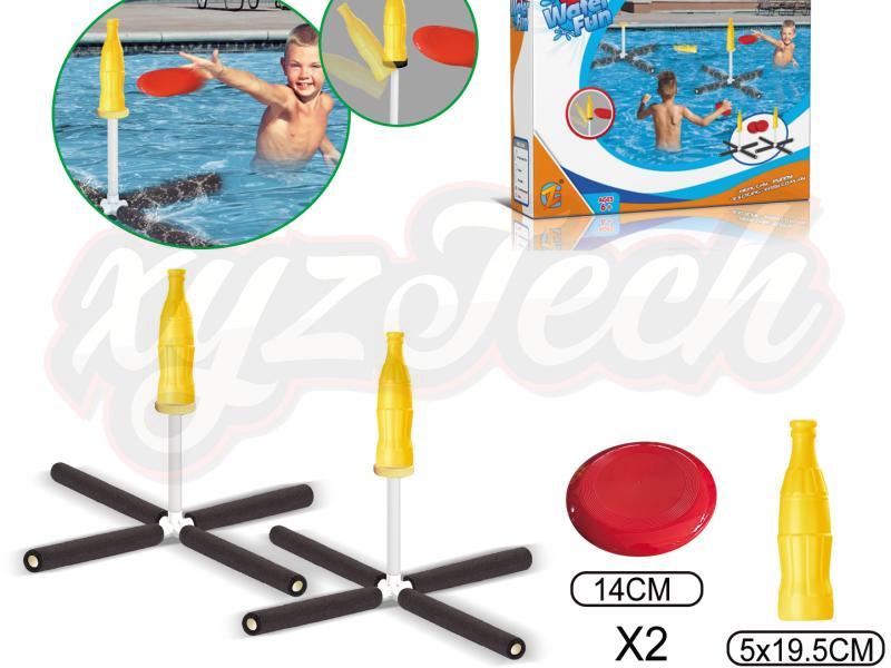 Water Frisbee rack vs. 2 in 1 set