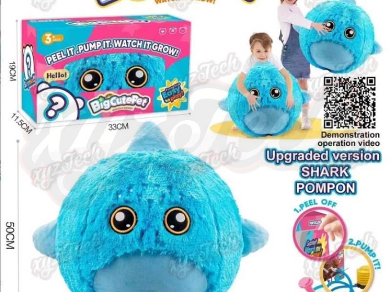 Shark plush ball