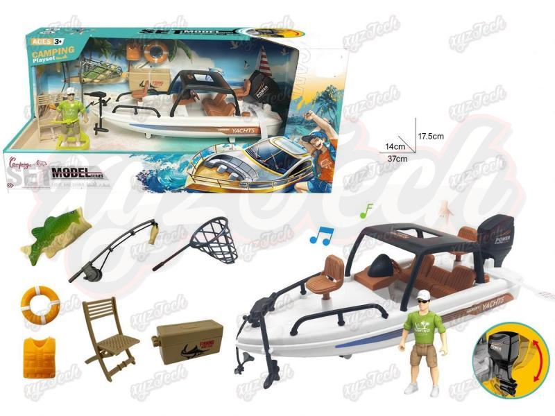 Outdoor scene set