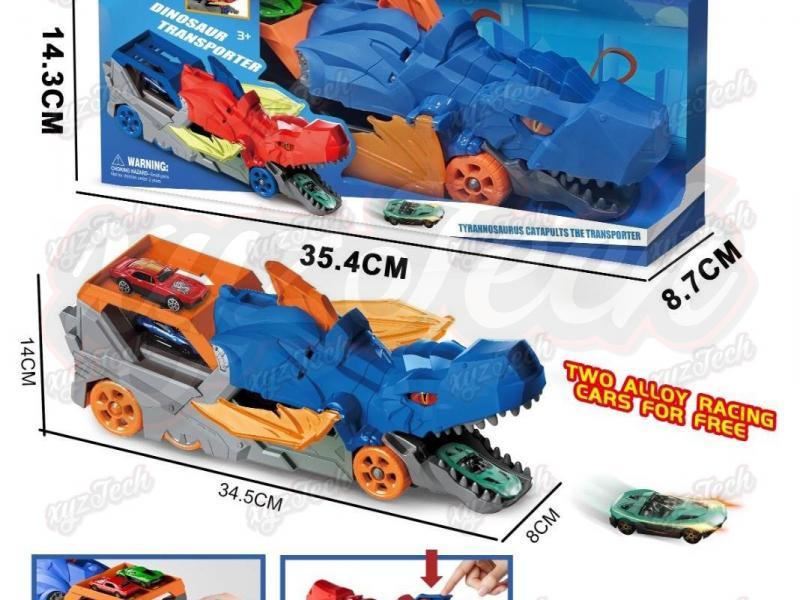 Catapult dinosaur storage cart