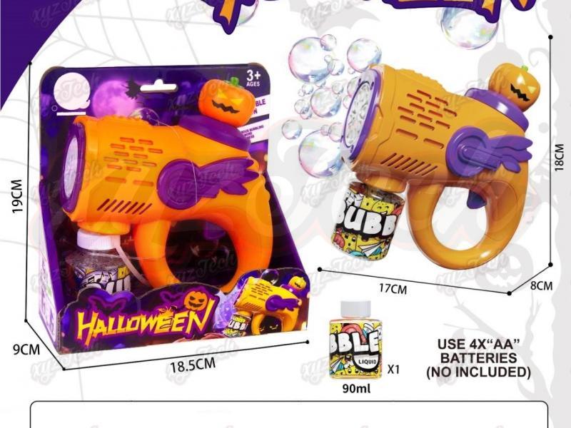 Pumpkin U-shaped Bubble Gun