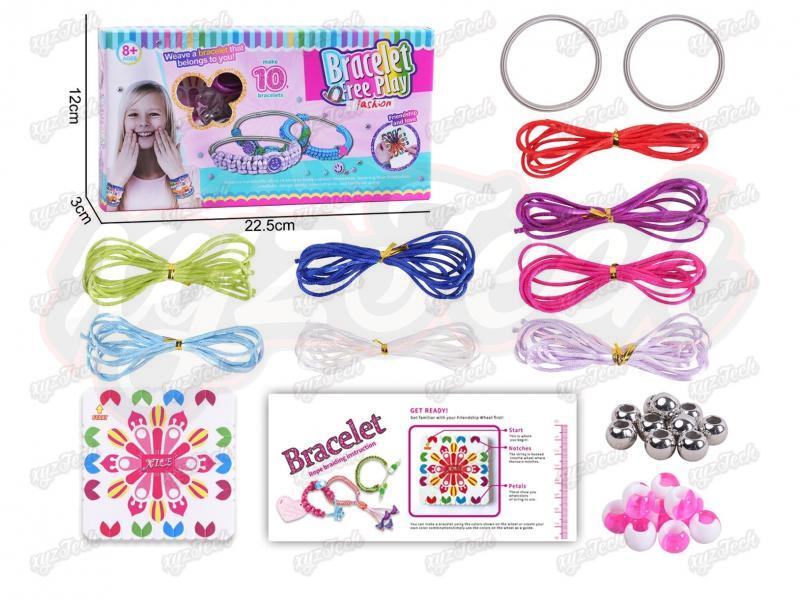 DIY bracelet braiding disc set