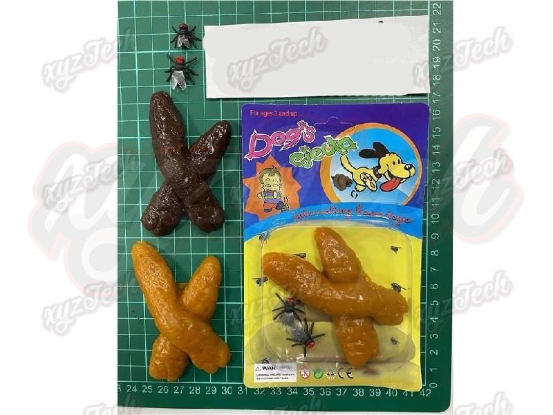 X-shaped dog poop